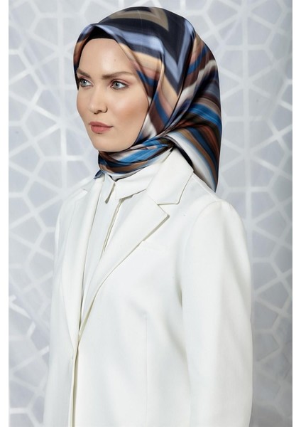 Özel Nostalji Serisi Twill Ipek Eşarp Modelleri 8237D-31