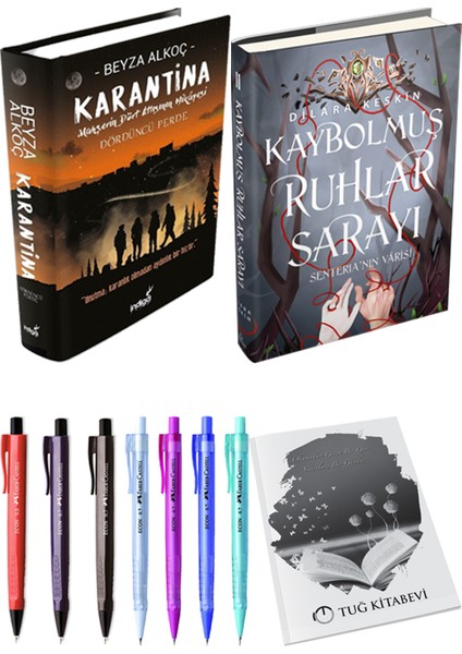 Karantina 4 - Kaybolmuş Ruhlar Sarayı 2 + Kalem + Not Defteri