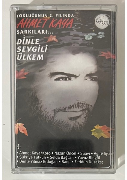 Ahmet Kaya Şarkılarıyla Dinle Sevgili Ülkem 1 Kaset (Orjnal Baskı Kaset)