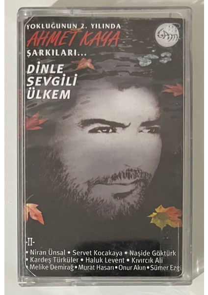 Ahmet Kaya Şarkılarıyla Dinle Sevgili Ülkem 2 Kaset (Orjnal Baskı Kaset)