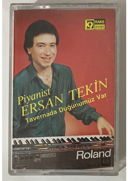 Piyanist Erkan Tekin Tavernada Düğünümüz Var Kaset (Orjnal Kağıt Baskı Kaset)