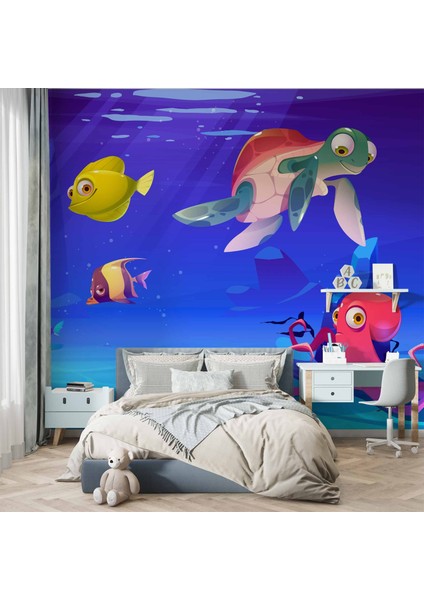 Su Altı Dünyası Çocuk Duvar Duvar Kağıdı Baskı fırsatları