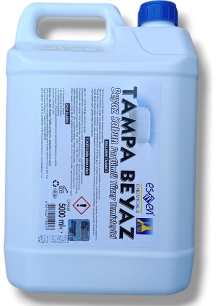 Yüzey Temizleyici Beyaz Sabun Kokulu 5 Litre TMMPN0000001656