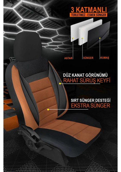 Aston Martin V8 Vantage Sportshift Coupe 2016 Model Trend Serisi Tay Tüyü Oto Koltuk Kılıfı Füme