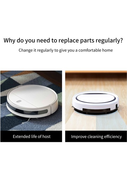 3pcs Robotlu Süpürge Su Deposu Temizleme Bezi Bağlantısı (Yurt Dışından)