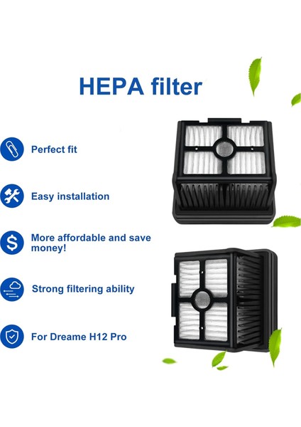 Dreame Islak ve Kuru Elektrikli Süpürge Için Fırça Rulosu ve Hepa Filtresi (Yurt Dışından)