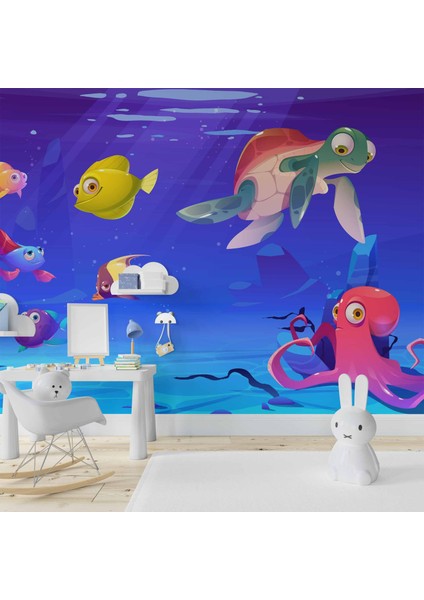 Su Altı Dünyası Çocuk Duvar Duvar Kağıdı Baskı fiyatları