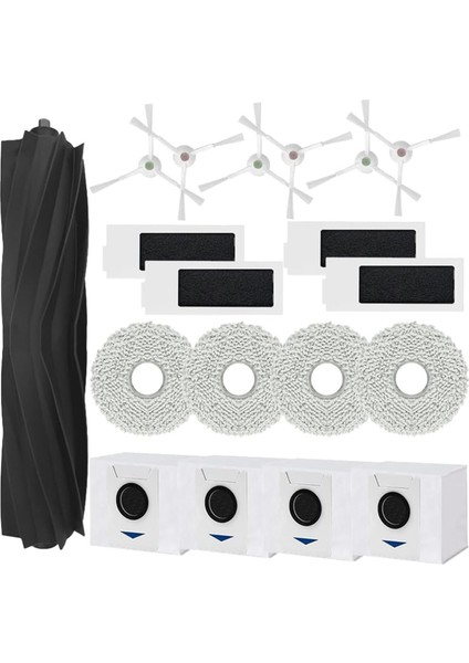 Ecovacs Deebot T20 Omnı Ana Yan Fırça Filtresi Toz Torbası Paspas Bezi (Yurt Dışından)