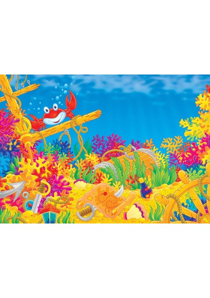 Deniz Altı Dünyası Yengeçli Duvar Kağıdı Baskı indirimleri