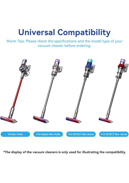 Dyson V8 Slim V10 Slim V12 Detect Slim V15 B Için Yumuşak Rulo Fırça (Yurt Dışından) indirimleri