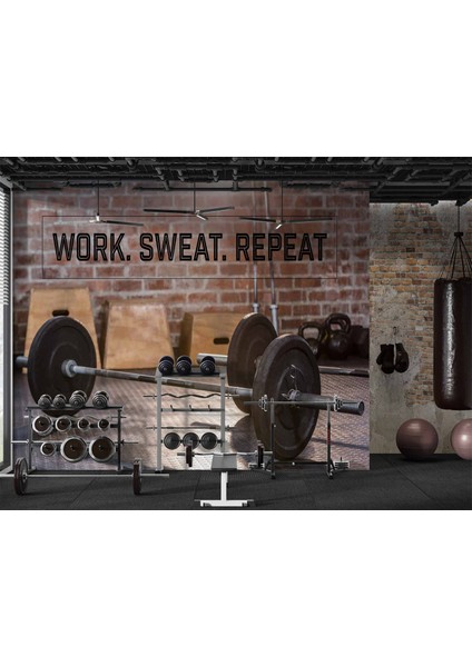 Spor Odası Duvar Kağıdı Baskı modelleri