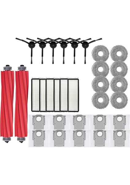Roborock Elektrikli Süpürge Fırçası Hepa Filtre Paspas Bezleri Toz Torbası (Yurt Dışından)