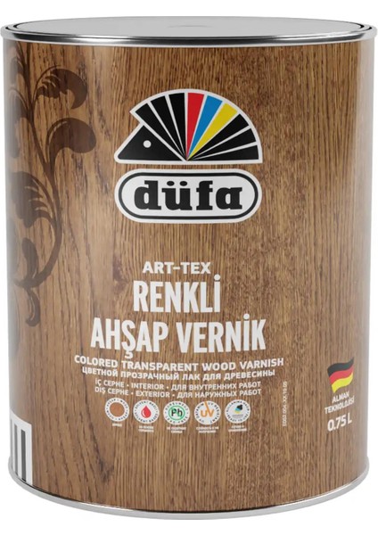 ART-TEX Renkli Ahşap Verniği 0010 Naturel 0.75 l