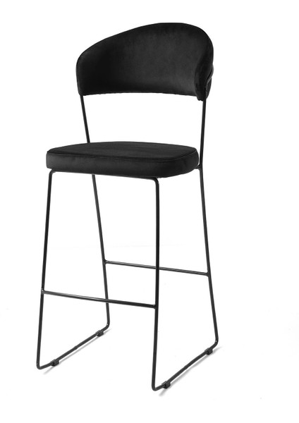 Sma Metal Ayaklı Babyface Kumaş Bar Sandalyesi 1 Adet