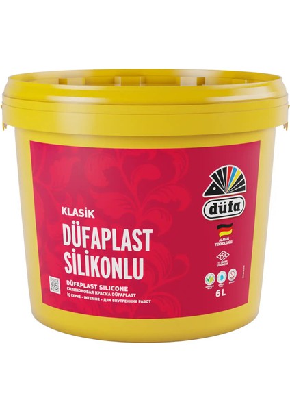 Klasik Düfaplast Silikonlu İç Cephe Duvar Boyası 2377 Asya 6 l fiyatları