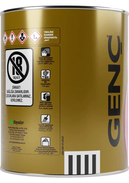 Sentetik Ahşap Boya ve Renklendirici 8107 Açık Meşe 0.75 l