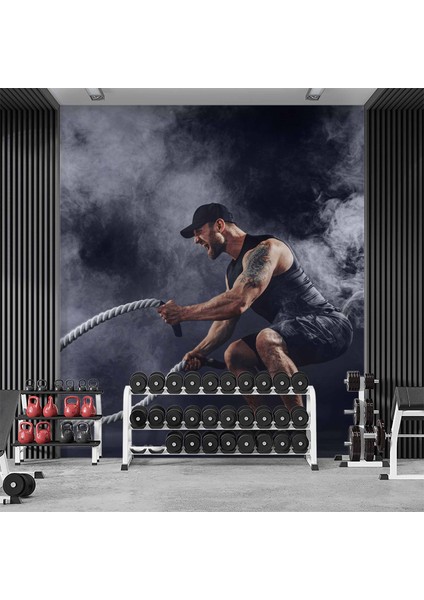 Spor Salonu-Gym Duvar Kağıdı Baskı fiyatları