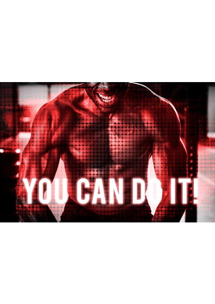 Kaslı-Yazılı Spor Salonu Duvar Kağıdı Baskı indirimleri