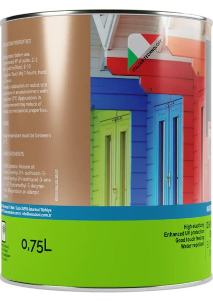 Pigmenta Elastik Sonkat Ahşap Boyası 5212 Blu Cielo 0.75 l modelleri