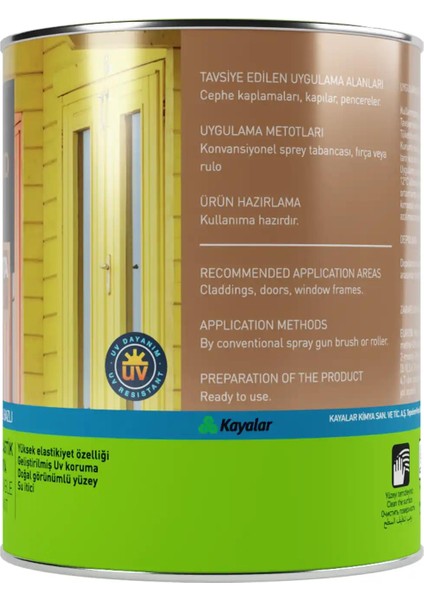 Pigmenta Elastik Sonkat Ahşap Boyası 5212 Blu Cielo 0.75 l fırsatları
