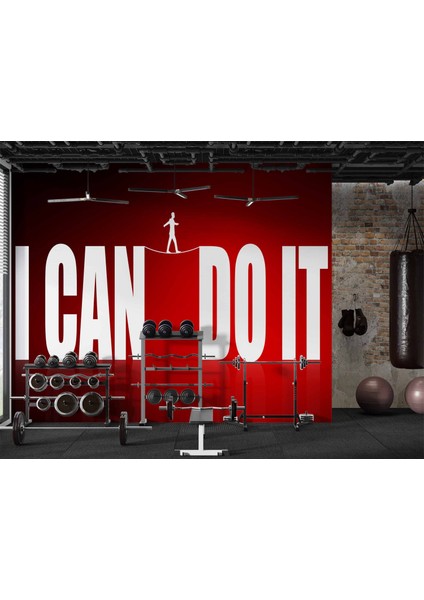 Yazılı Spor Salonu Duvar Kağıdı Baskı fırsatları