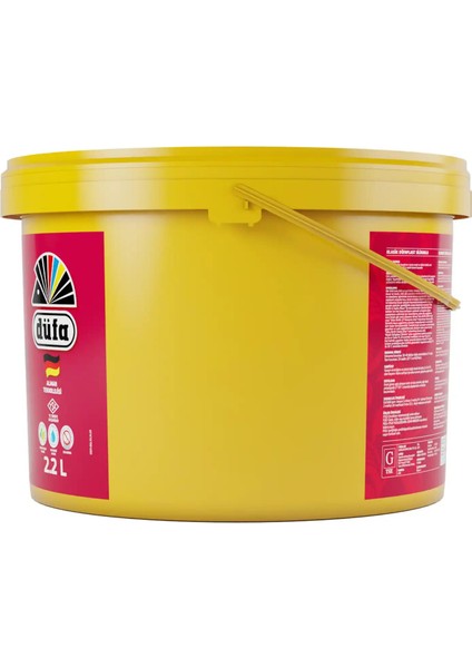 Klasik Düfaplast Silikonlu İç Cephe Duvar Boyası 7550 Ferah Gri 2.2 l