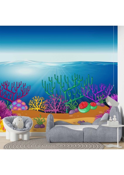 Deniz Altı Temalı Duvar Kağıdı Posteri Baskı