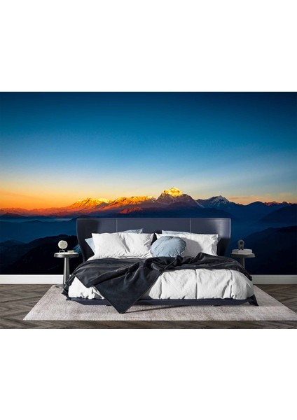 Dağ Manzaralı Gündoğumu Duvar Kağıdı Baskı fiyatları