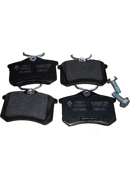 Renault Fluence Manuel El Frenli Arka Fren Balatası (2010-2013) Trw