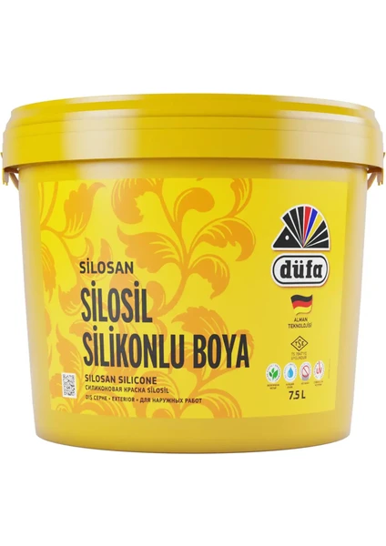 Silosil Silikonlu Dış Cephe Duvar Boyası 1001 Beyaz 7.5 l