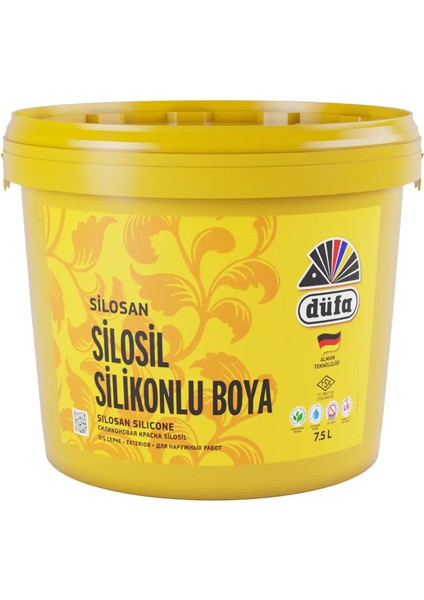 Silosil Silikonlu Dış Cephe Duvar Boyası 1001 Beyaz 7.5 l