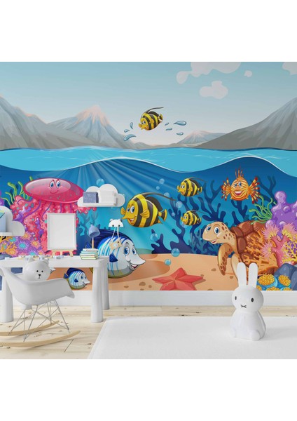Deniz Altı Balık Duvar Kağıdı Baskı fiyatları