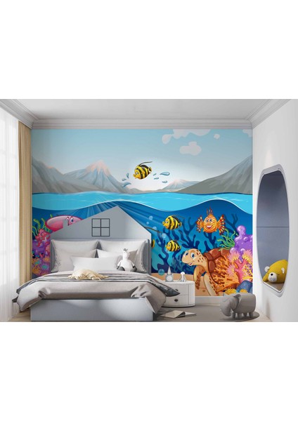 Deniz Altı Balık Duvar Kağıdı Baskı modelleri