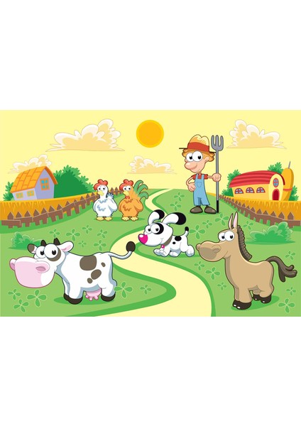 Hayvan Çiftliği Duvar Kağıdı Baskı indirimleri