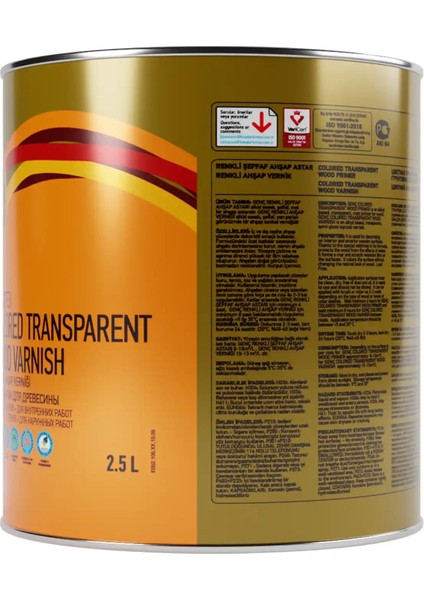 Renkli Ahşap Vernik 2917 Çam 2.5 l