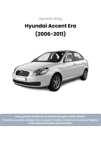 Hyundai Accent Era Disk Arka Fren Balatası (2006-2011) Blueprint