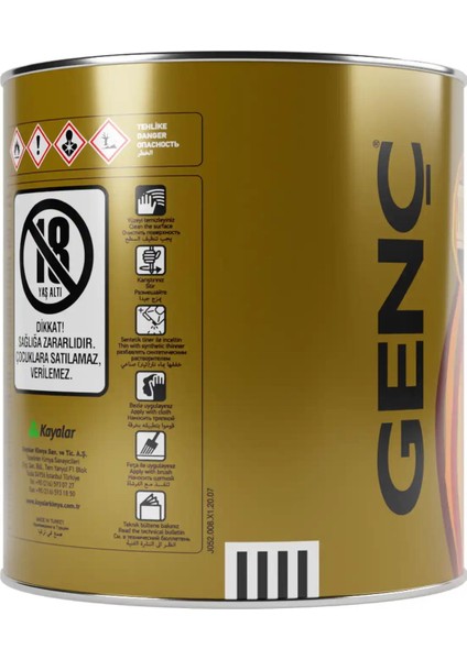 Renkli Şeffaf Ahşap Astar 3647 Meşe 2.5 l
