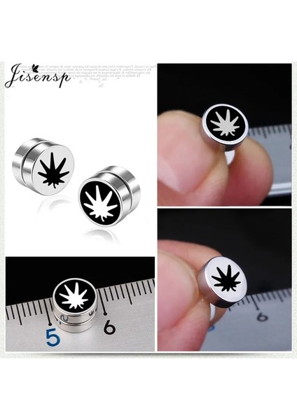 GEJ041 Gotik Punk Erkek Güçlü Mıknatıs Manyetik Küpe Paslanmaz Çelik Olmayan Delici Kulak Çıtçıt Sahte Küpe Erkek Arkadaşı Sevgilisi Takı (Yurt Dışından) fiyatları