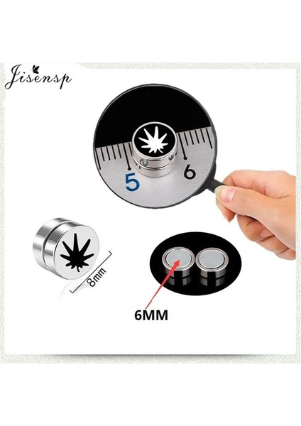GEJ042 Gotik Punk Erkek Güçlü Mıknatıs Manyetik Küpe Paslanmaz Çelik Olmayan Delici Kulak Çıtçıt Sahte Küpe Erkek Arkadaşı Sevgilisi Takı (Yurt Dışından) modelleri