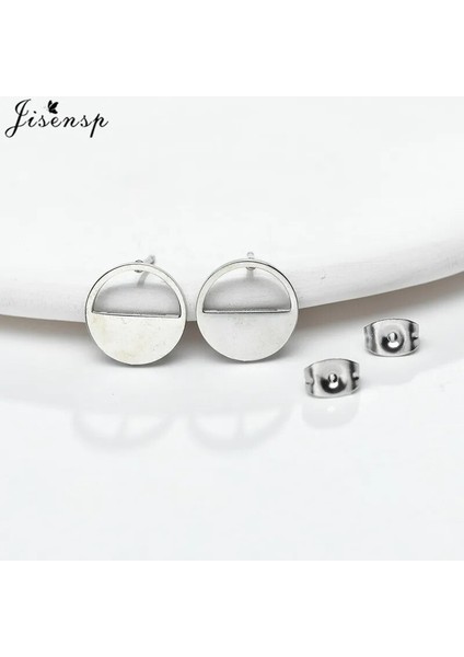 NO.408 Stili NO.468 Boyutu 2022 Trend Geometrik Paslanmaz Çelik Küpe Kadınlar Için Küçük Kar Tanesi Dart Müzik Kurt Küpe Moda Takı Çocuklar Çıtçıt (Yurt Dışından)