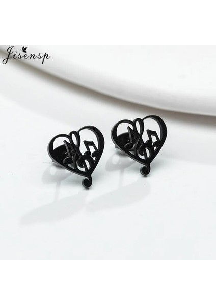 NO.408 Stili NO.414 Boyutu 2022 Trend Geometrik Paslanmaz Çelik Küpe Kadınlar Için Küçük Kar Tanesi Dart Müzik Kurt Küpe Moda Takı Çocuklar Çıtçıt (Yurt Dışından) fırsatları