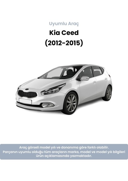 Kia Ceed Ön Fren Balatası (2012-2015) Seco