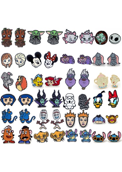 No.4 Boyutu LT958 Yoda Bebek Mickey Stitch Sevimli Küpe Kadın Çocuklar Için Küpe Parti Moda Takı Hediyeler Arkadaşlar Hediyeler (Yurt Dışından)