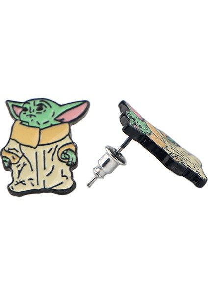 No.4 Boyutu LT958 Yoda Bebek Mickey Stitch Sevimli Küpe Kadın Çocuklar Için Küpe Parti Moda Takı Hediyeler Arkadaşlar Hediyeler (Yurt Dışından)