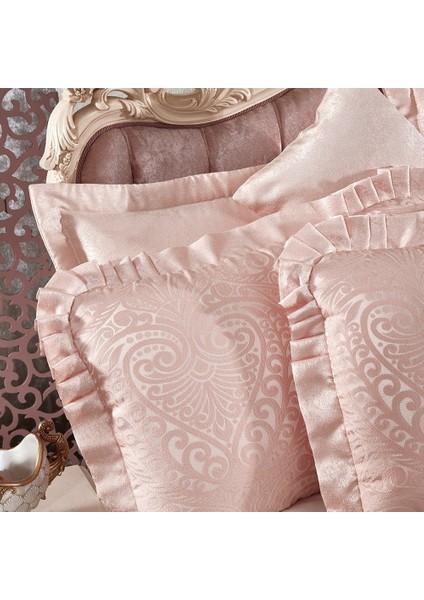 Masal Pudra 13 Parça Çeyizlik Çift Kişilik Yatak Örtüsü indirimleri