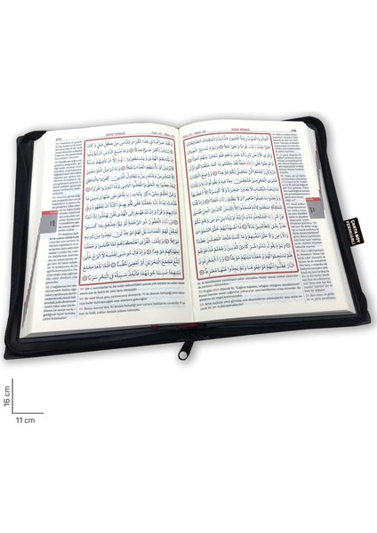 Kuranı Kerim ve Yüce Meali Bilgisayar Hatlı Çanta Boy Fermuarlı fiyatları