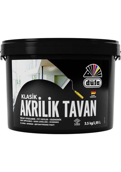 Akrilik Tavan Boyası Beyaz 3.5 kg