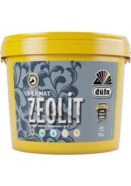 Zeolit İpek Mat İç Cephe Duvar Boyası 5080 Meltem 7.5 l