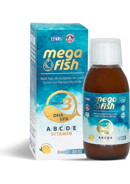Megafish Multi Vitamin Şurubu 150 ml