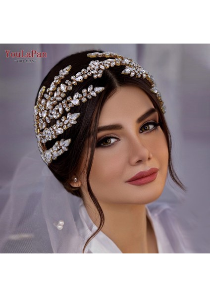 HP414-S Topqueen Kristal Düğün Kafa Bandı Taklidi Düğün Saç Aksesuarları Kadın Şapkalar Ziyafet Gelin Tacı Hairbands (Yurt Dışından) indirimleri